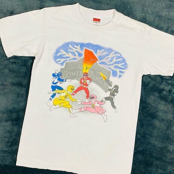Vintage 1994 Mighty Morphin Power Rangers Short Sleeve Tee - Picture 1 of 6